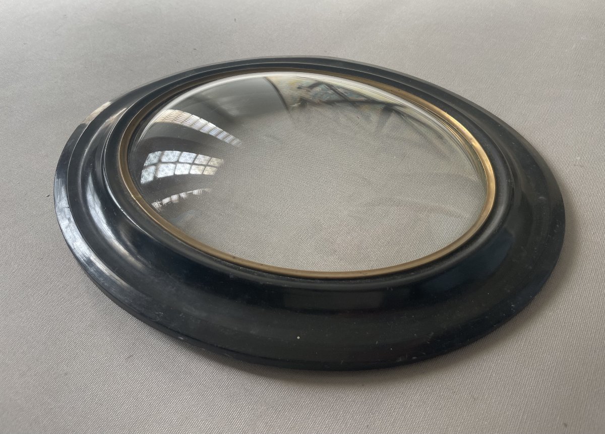 Cadre Napoléon III, verre bombé-photo-2