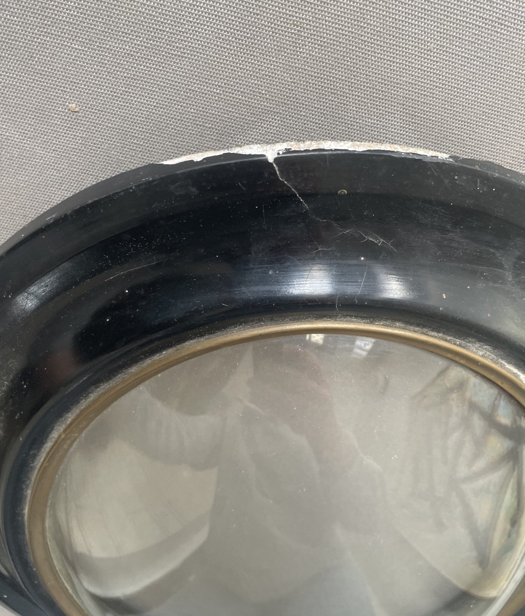 Cadre Napoléon III, verre bombé-photo-3