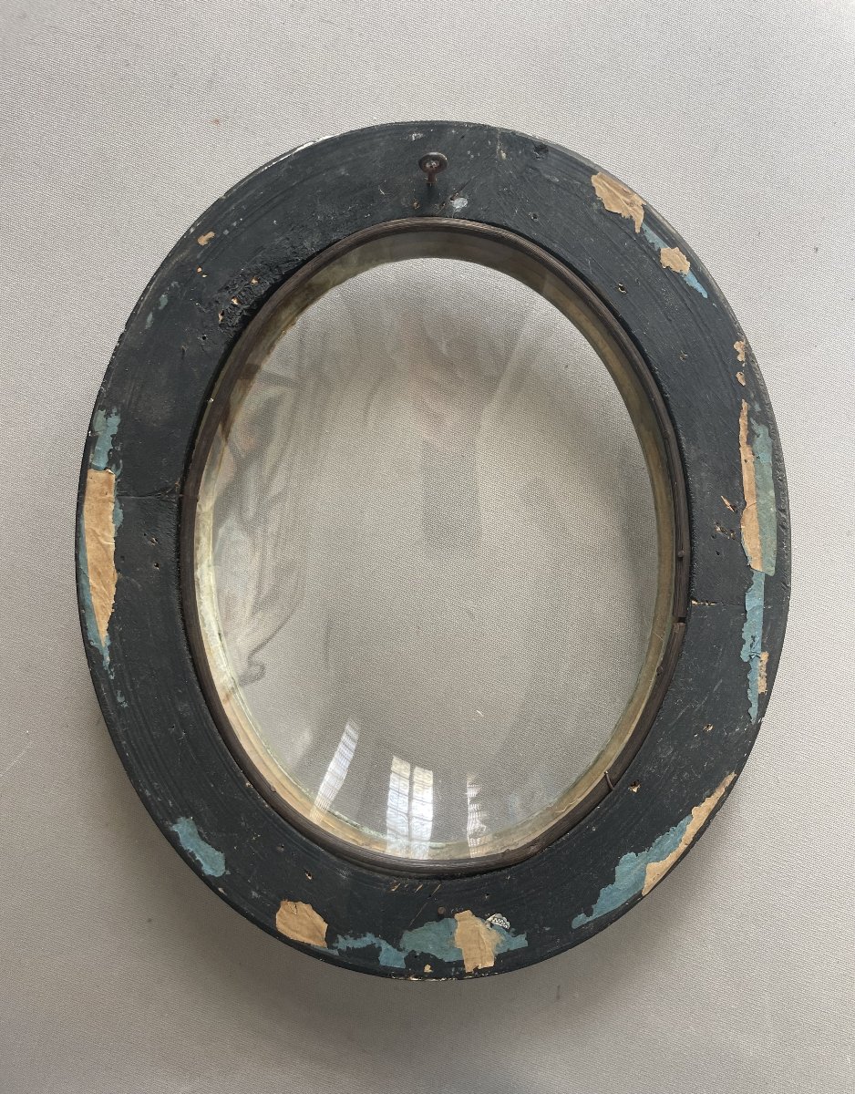 Cadre Napoléon III, verre bombé-photo-4