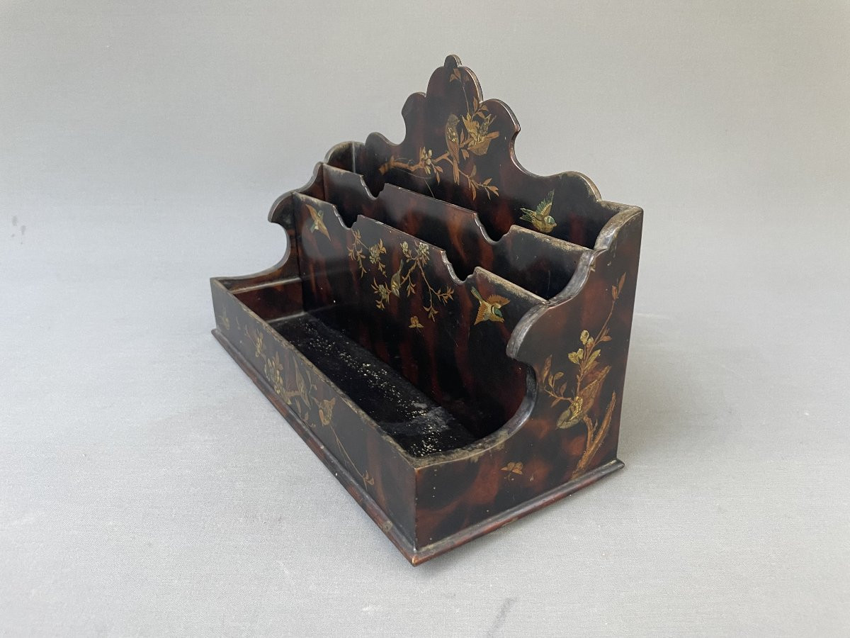 Porte courrier en bois laqué-photo-3