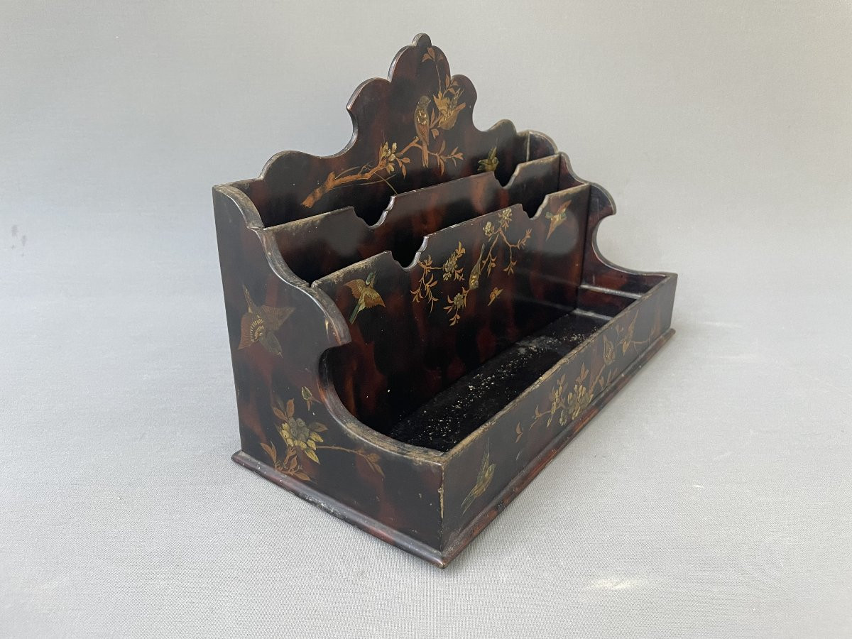 Porte courrier en bois laqué-photo-1