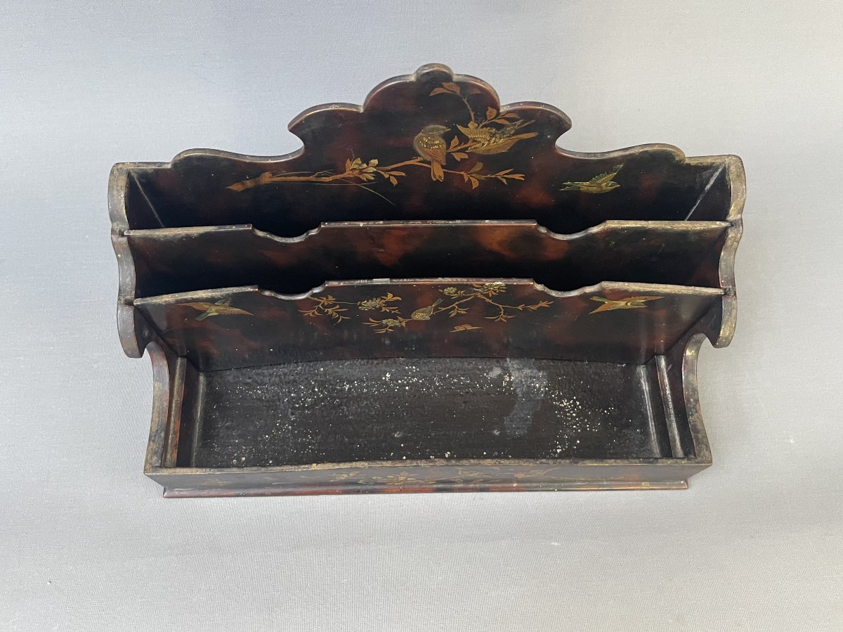 Porte courrier en bois laqué-photo-2