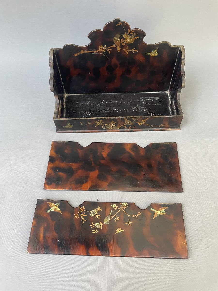 Porte courrier en bois laqué-photo-3