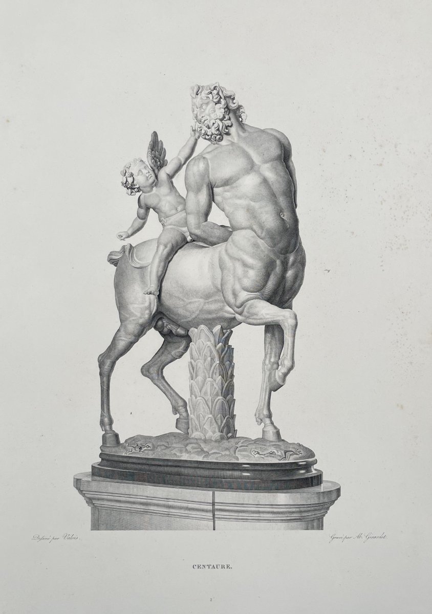 Centaur, Musée Du Louvre, Engraving-photo-2