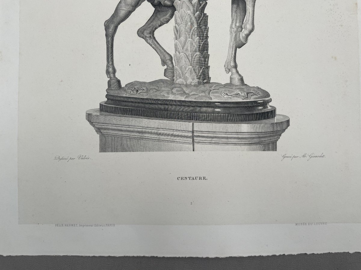 Centaur, Musée Du Louvre, Engraving-photo-3