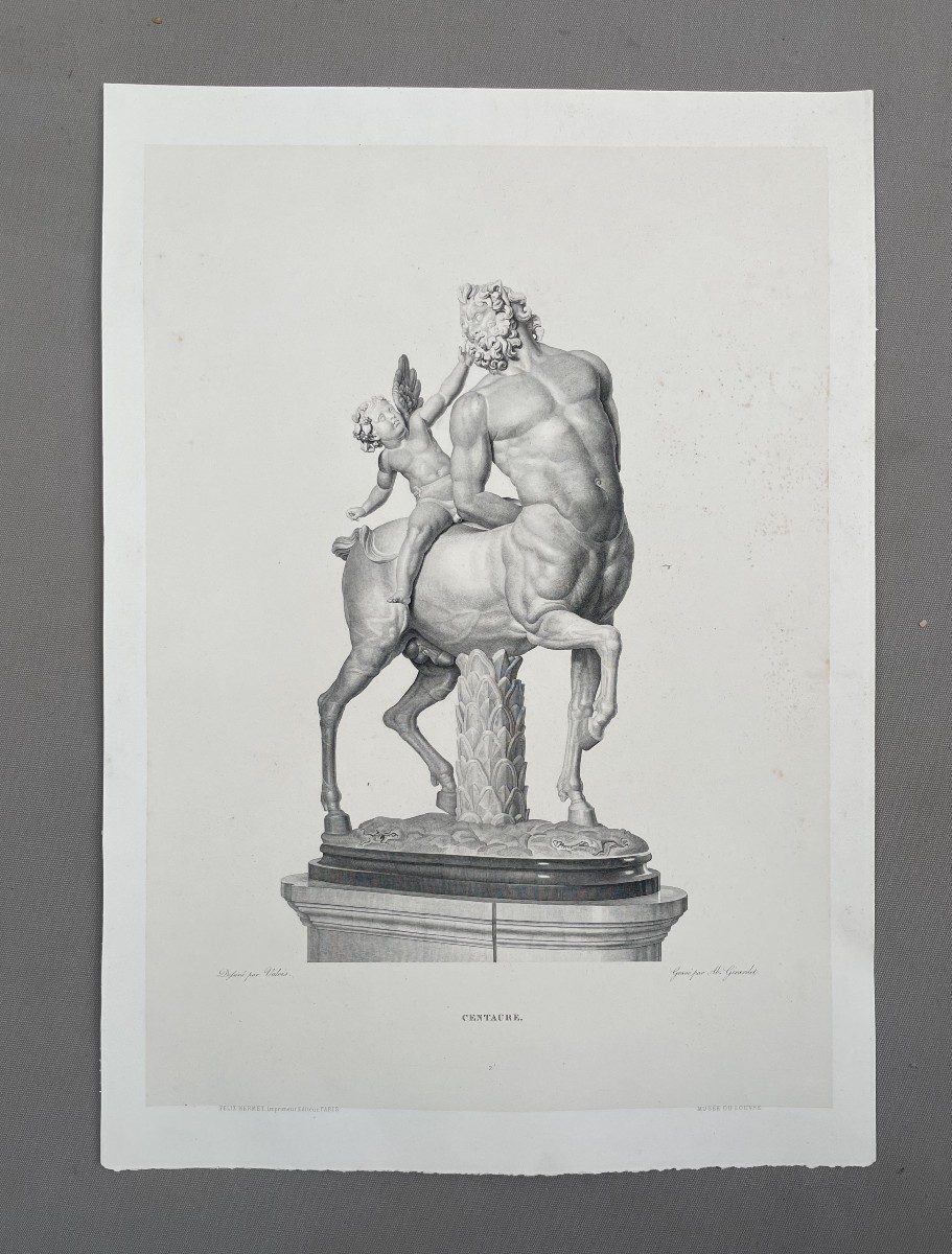 Centaur, Musée Du Louvre, Engraving