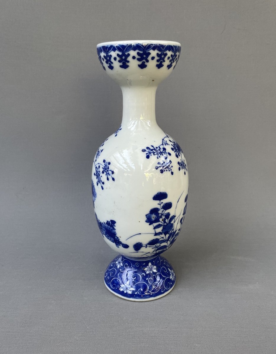 Vase en porcelaine à décor floral, Asie-photo-4