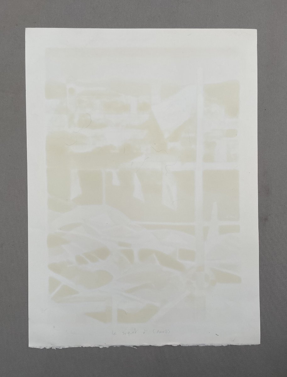 Camille Hilaire, Cannes, lithographie-photo-4
