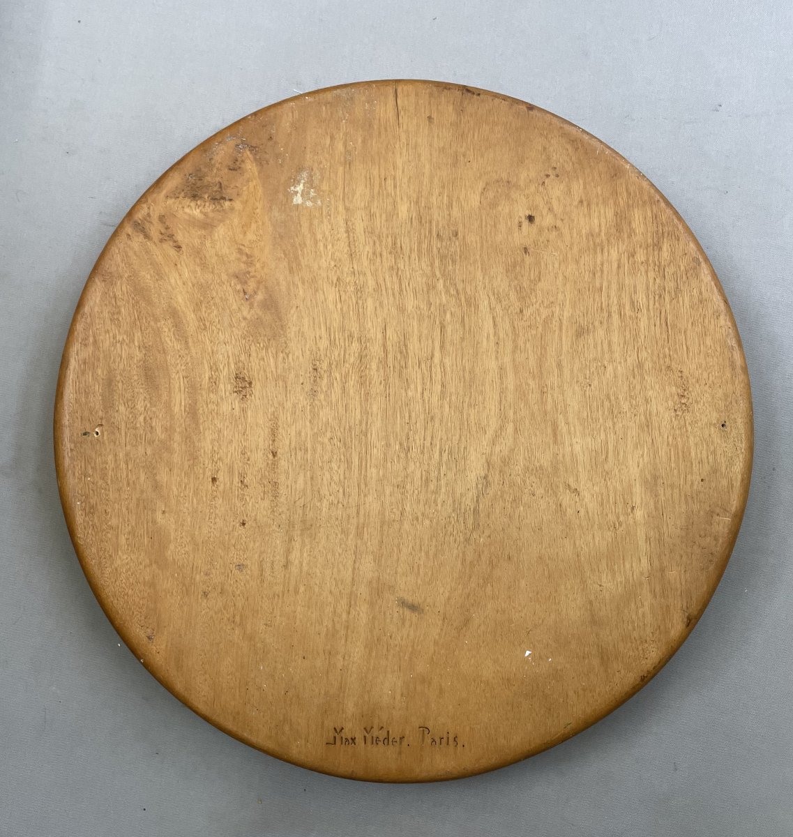 Max Meder, Large Wooden Tray Carved On A Seabed Theme-photo-1