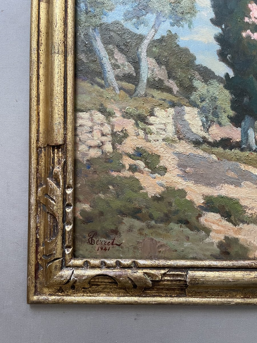Paysage de Provence, signature à identifier-photo-2