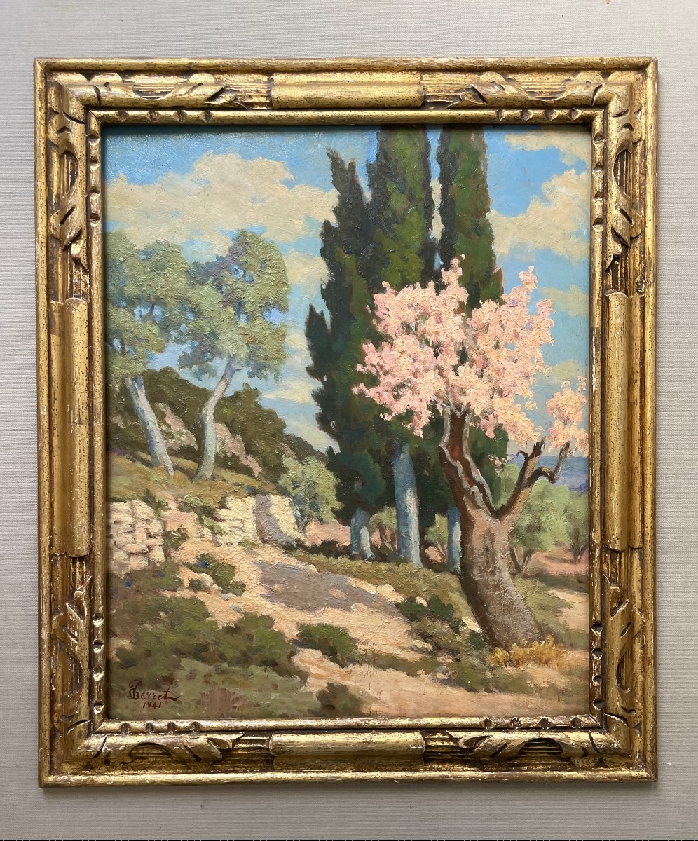 Paysage de Provence, signature à identifier
