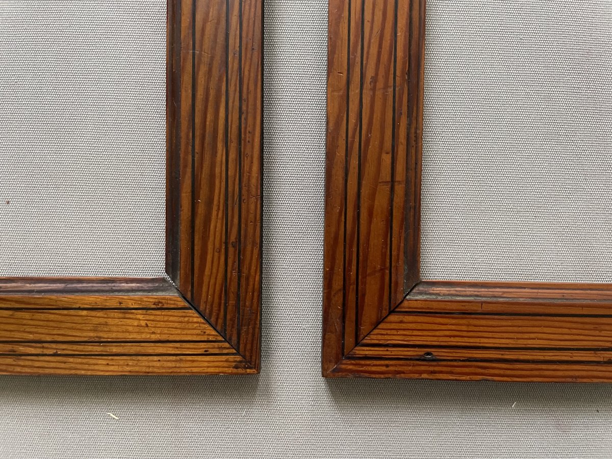 Pair Of Pitchpin Frames - 42 X 33 Cm-photo-2