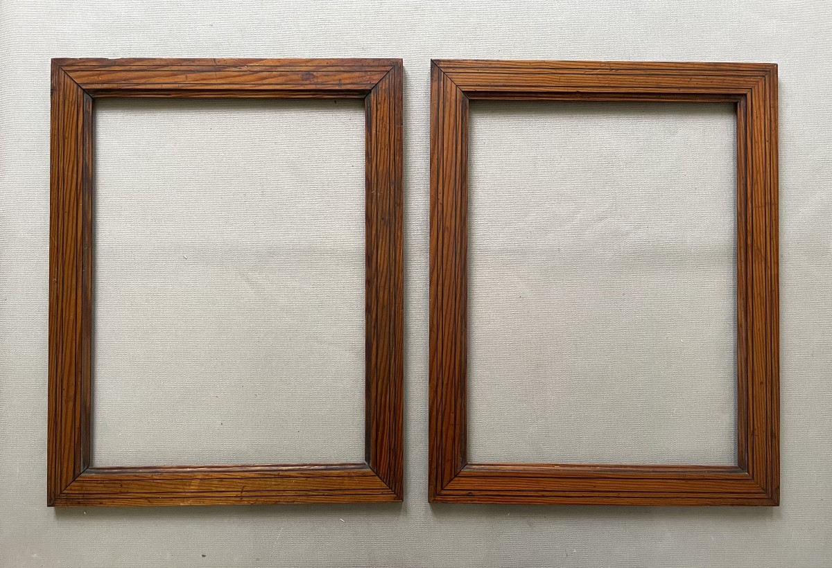 Pair Of Pitchpin Frames - 42 X 33 Cm