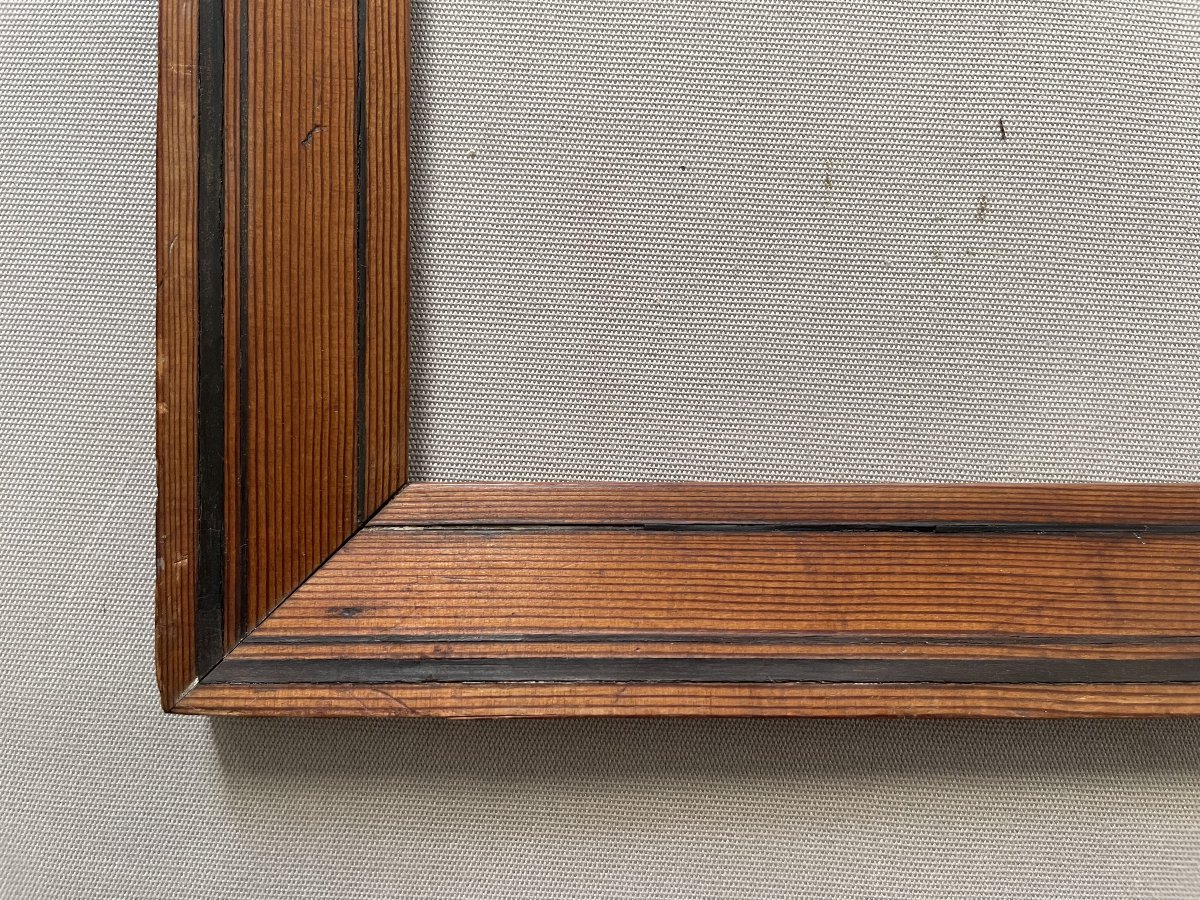 Cadre en pitchpin - 29,5 x 37,5 cm-photo-2