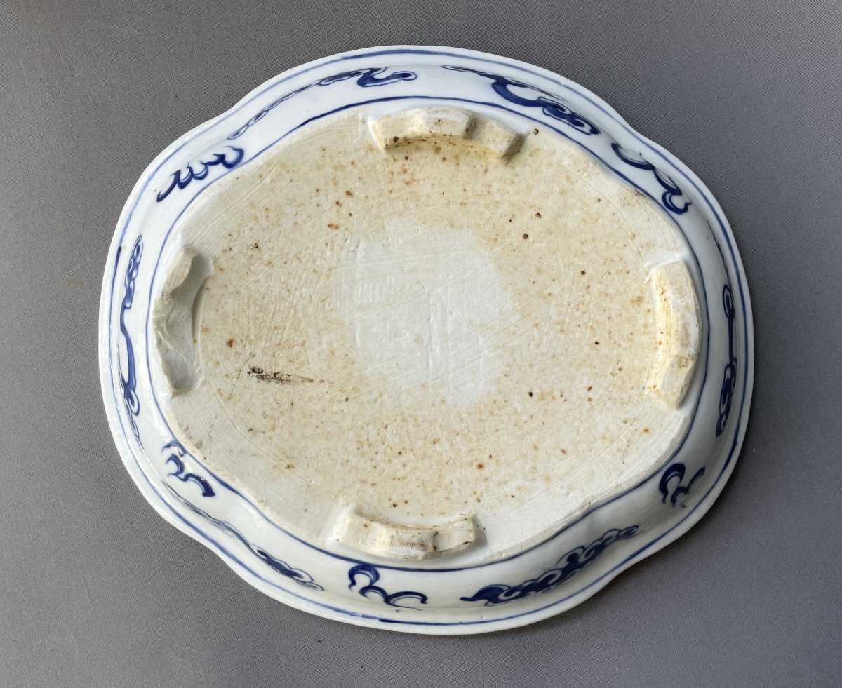 Plat en porcelaine, Chine, XIXe-photo-2