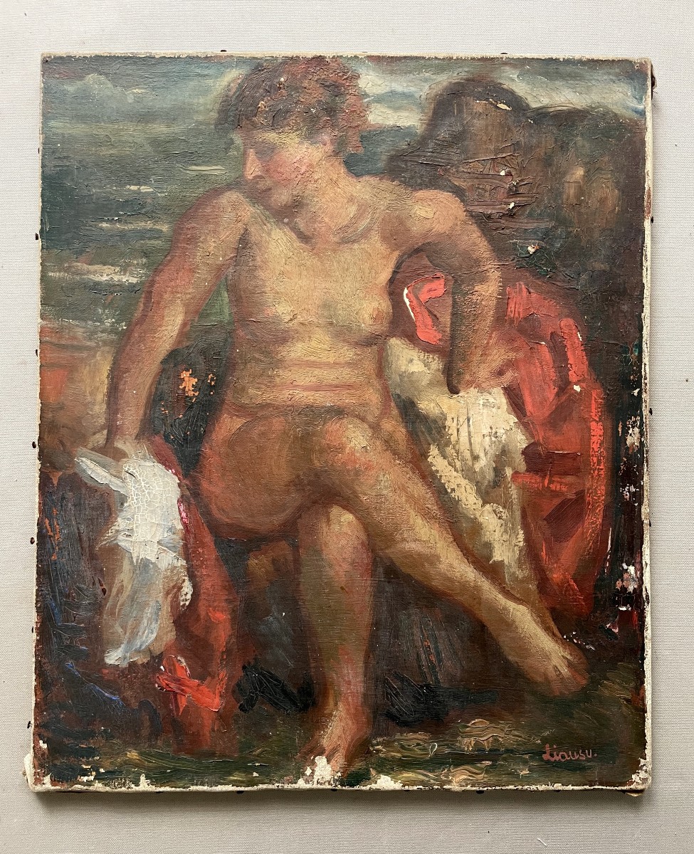 Camille LIAUSU, nu, école de Paris