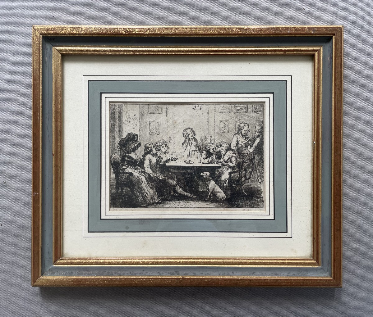 Dominique Vivant Denon, Candlelit Table
