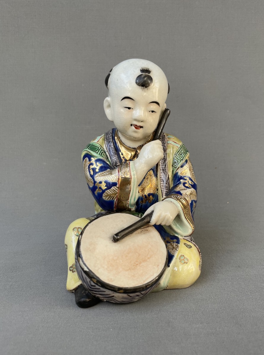 Young Musician, Asian Porcelain Subject