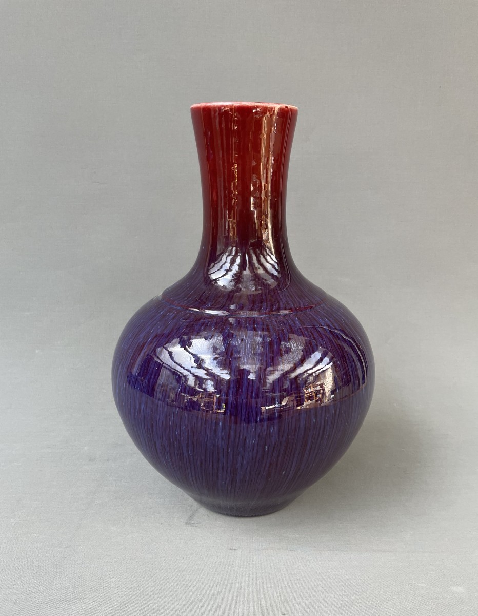 Vase sang de boeuf, Chine, XXe