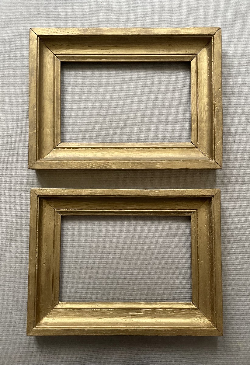 Paire de cadres, début XXe - 24,5 x 33,5 cm