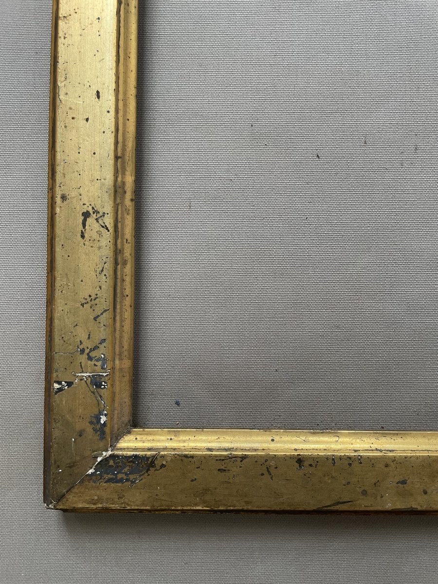 Gilded Frame, 19th Century - 58 X 46 Cm-photo-2
