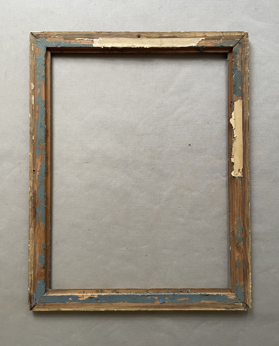 Gilded Frame, 19th Century - 58 X 46 Cm-photo-3