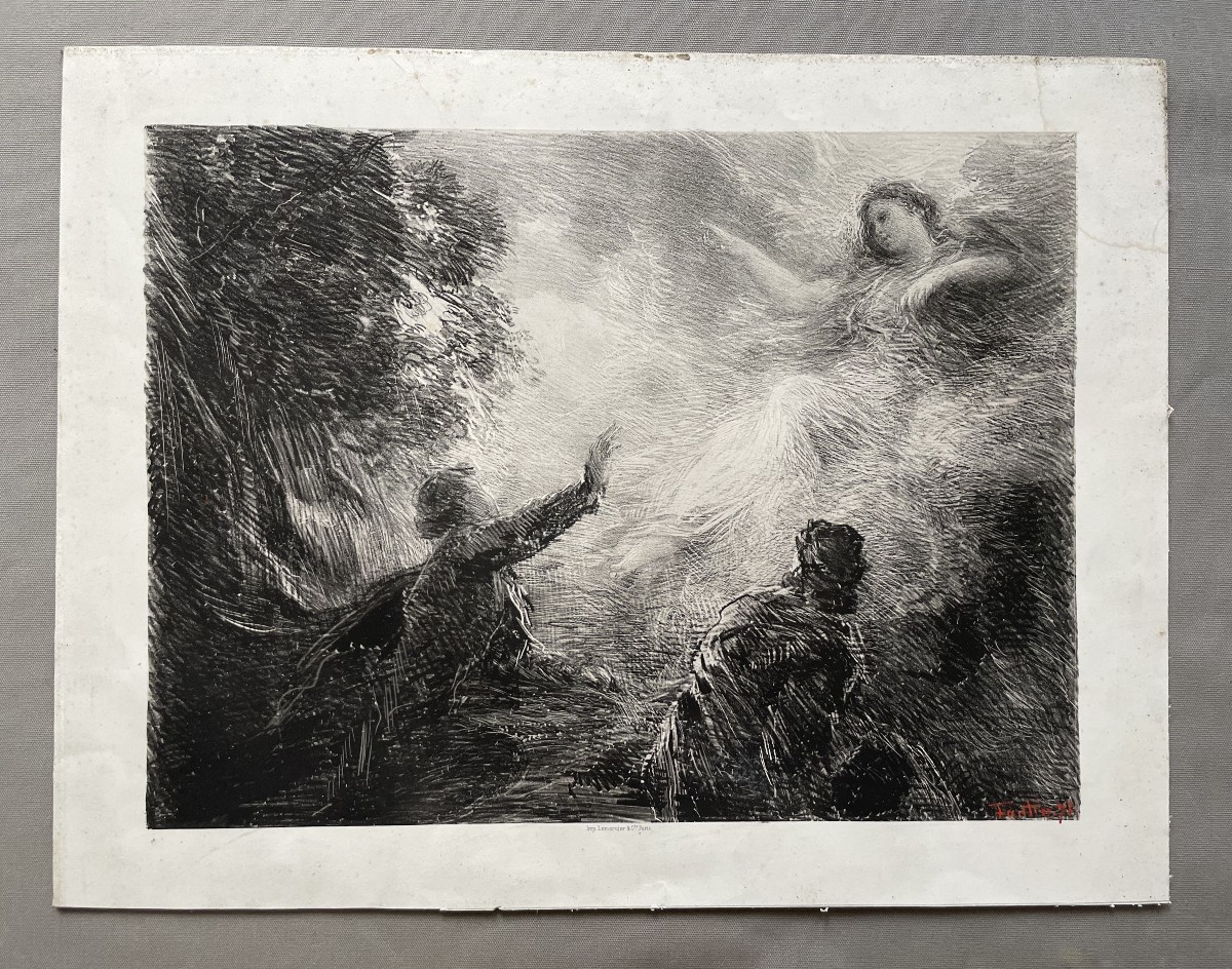 La Fée Des Alpes, Lithograph By Fantin-latour