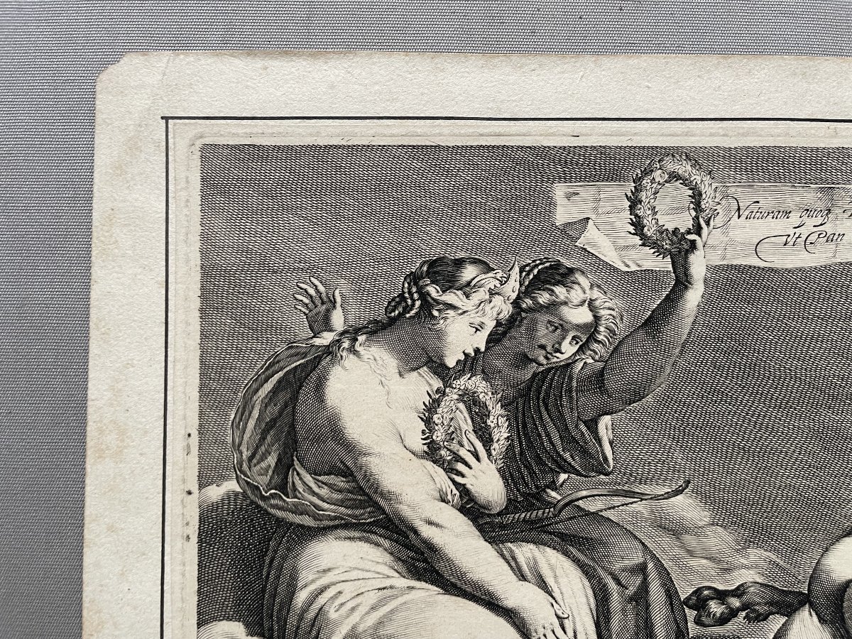 Jacob Matham, Eros triomphant de Pan-photo-3