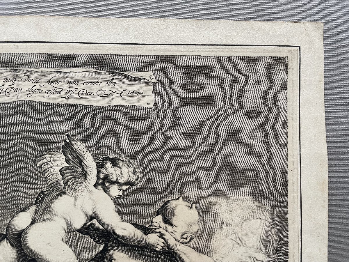 Jacob Matham, Eros triomphant de Pan-photo-4