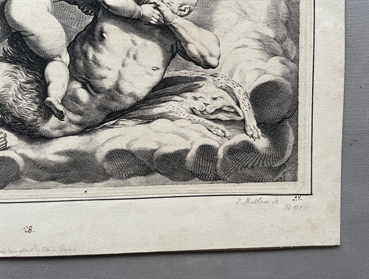 Jacob Matham, Eros triomphant de Pan-photo-1