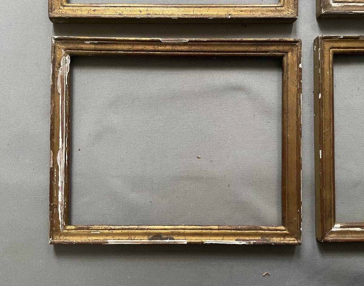 Série de 5 cadres dorés - 23 x 28 cm-photo-1