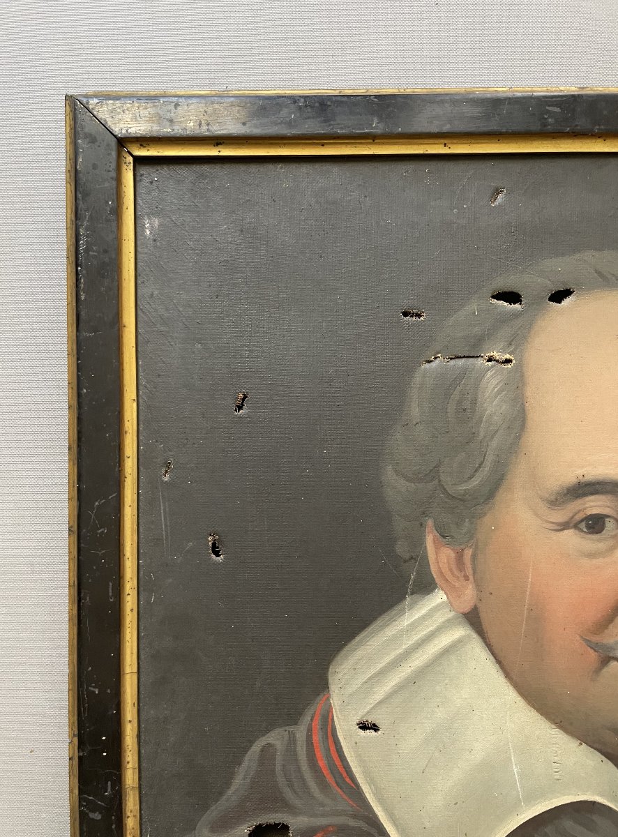 Portrait Of A Religious, Oil On Canvas, Early 19th Century-photo-2