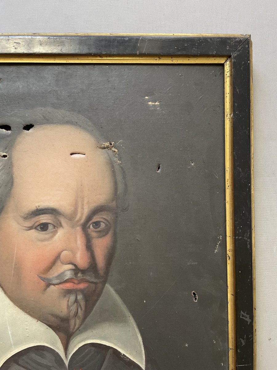 Portrait Of A Religious, Oil On Canvas, Early 19th Century-photo-3