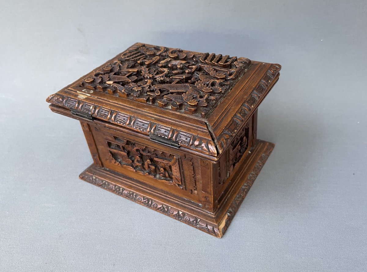 Boite chinoise, Canton, fin XIXe-photo-4
