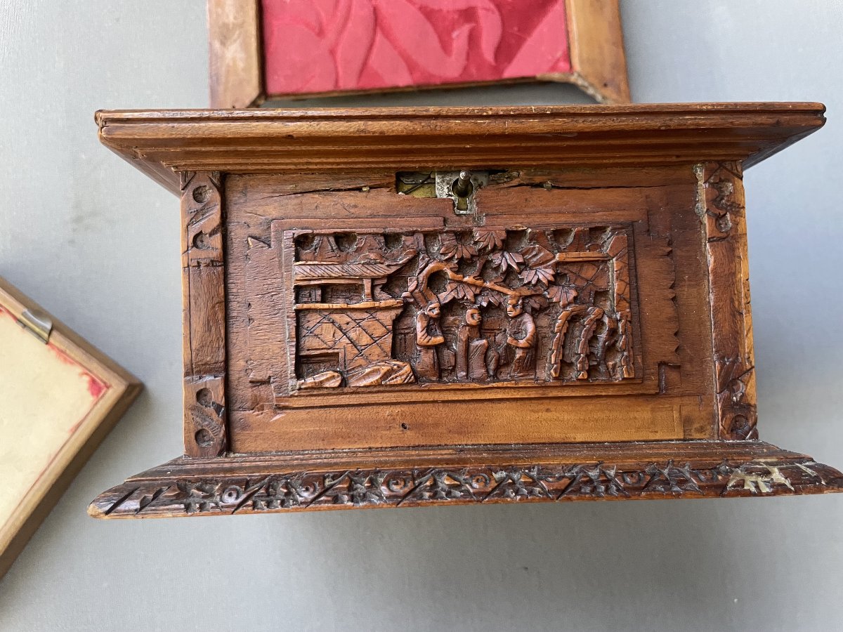 Boite chinoise, Canton, fin XIXe-photo-3