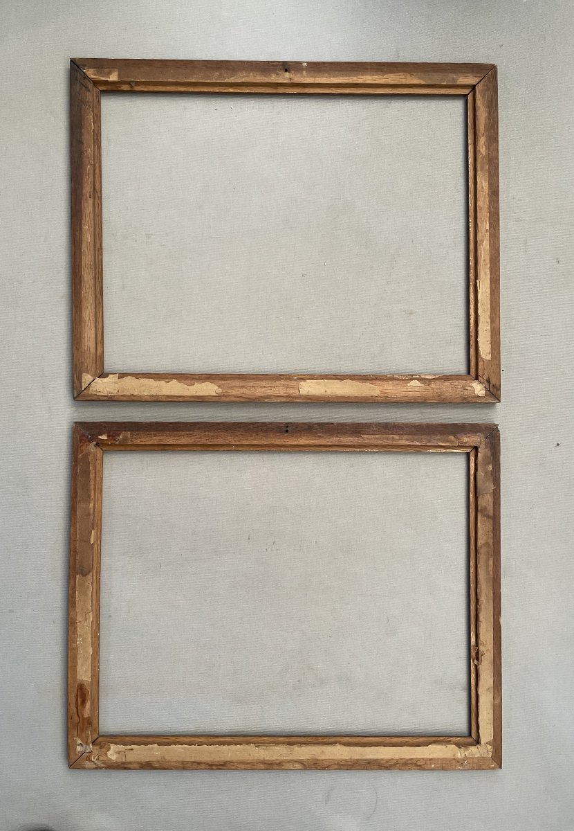 Paire de cadres en chêne - 35,5 x 45 cm-photo-3