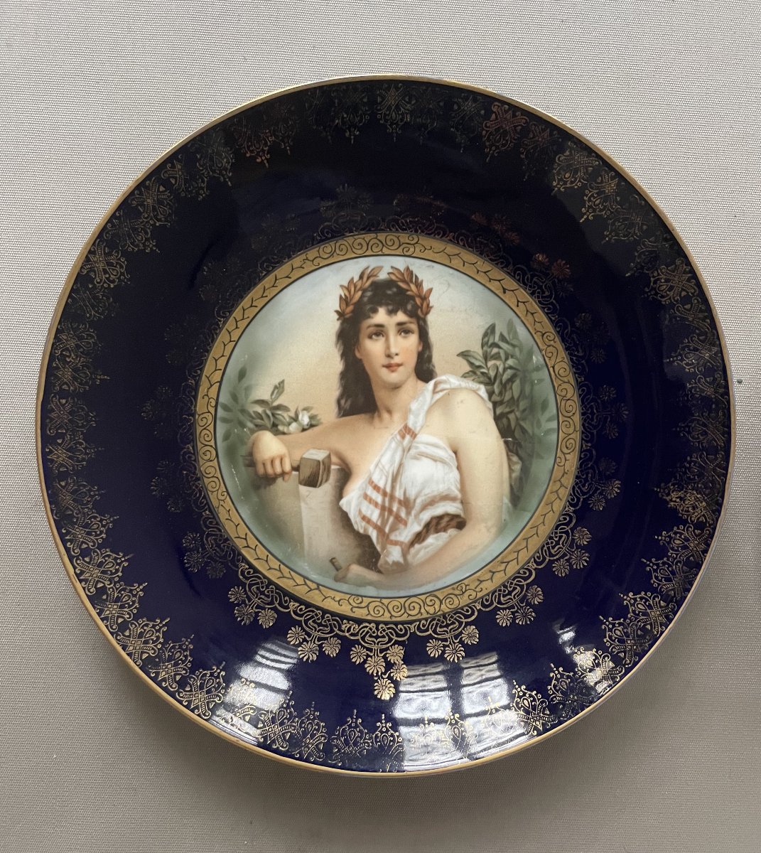 Pair Of Saxon Porcelain Plates, Erdmann Schlegelmilch-photo-2