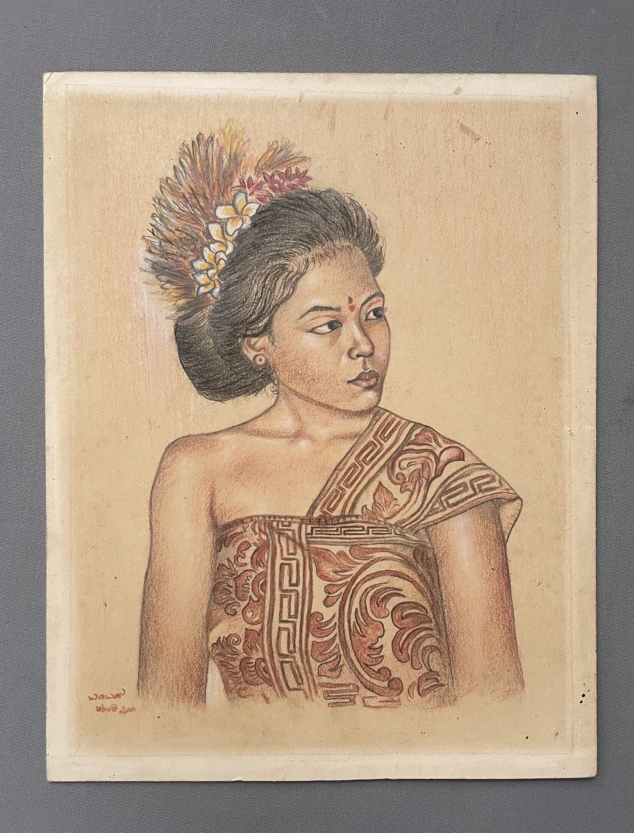 Portrait Of A Young Woman, Indonesia?