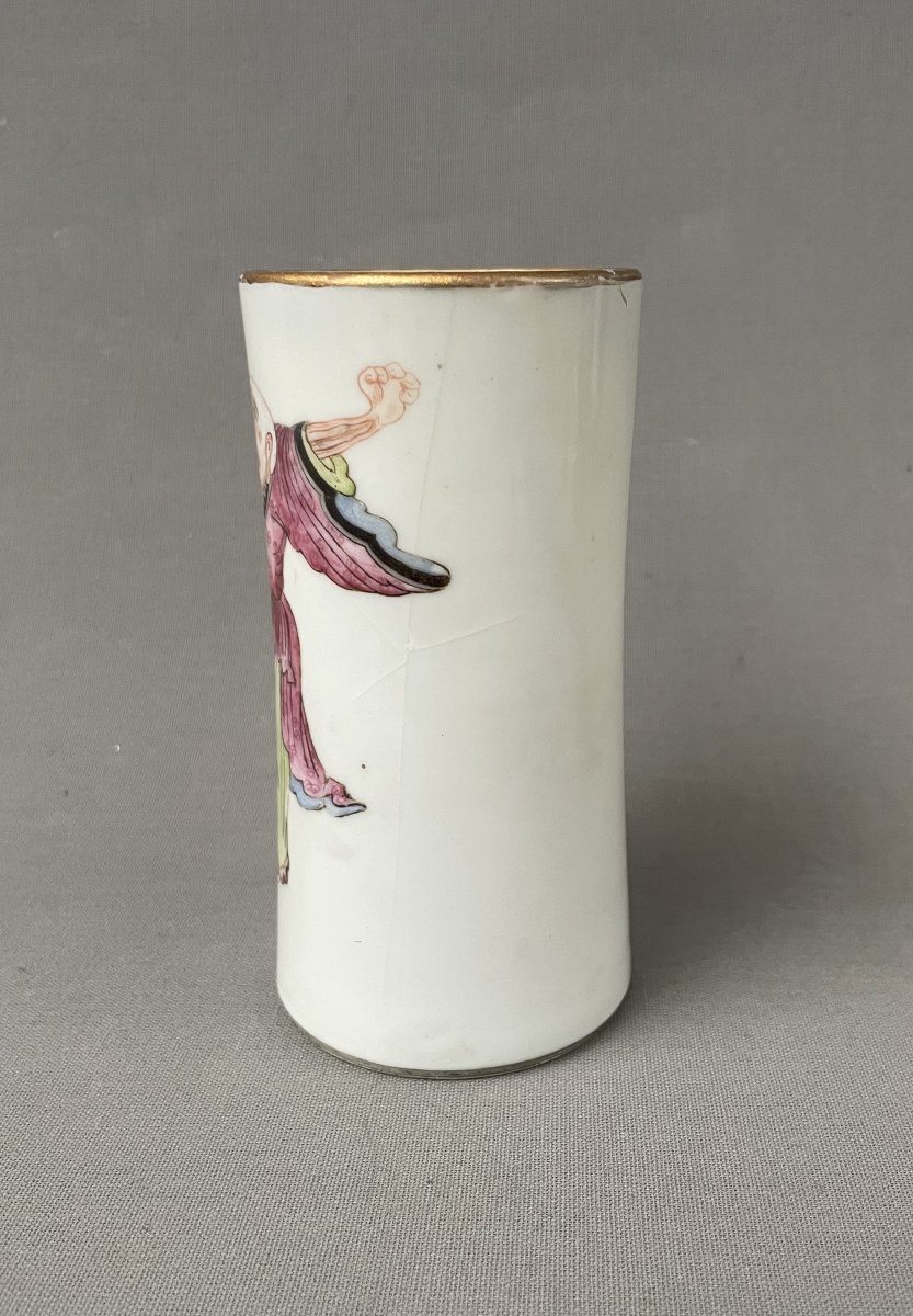 Vase en porcelaine, Chine, XIXe-photo-3