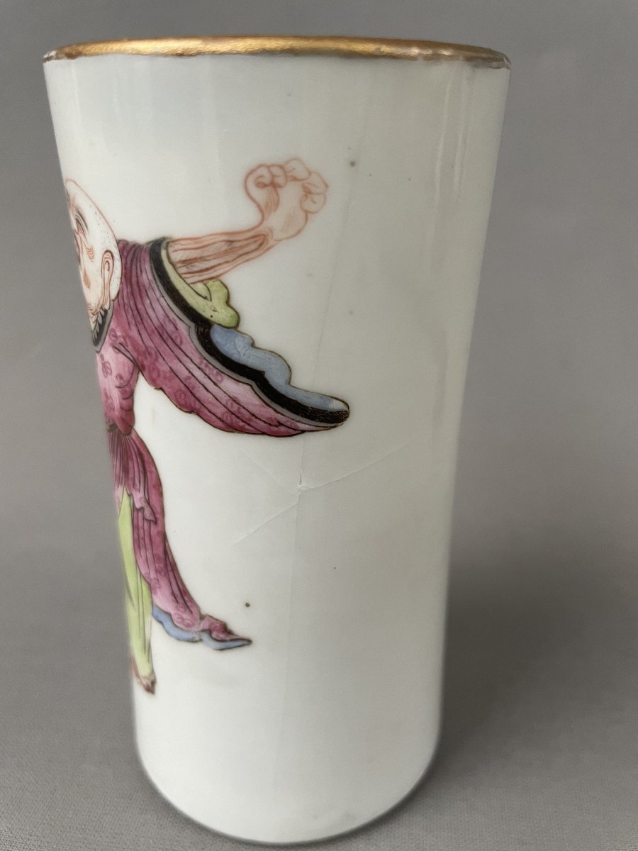 Vase en porcelaine, Chine, XIXe-photo-3