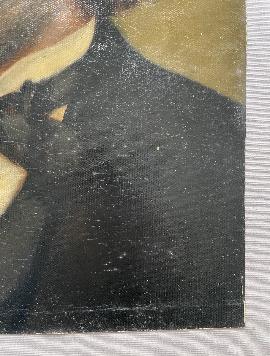 Portrait Of Léon Gambetta? Attributed To J.r Stuart-photo-4