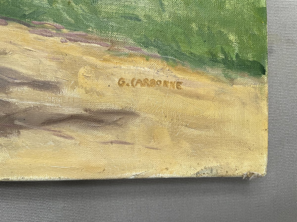 Propriété paloise, huile sur toile-photo-2
