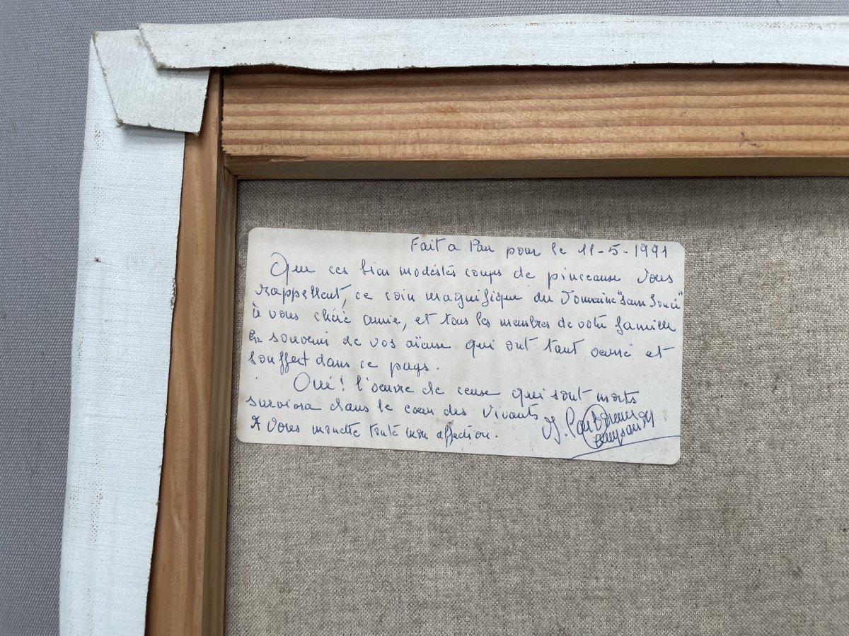 Propriété paloise, huile sur toile-photo-4