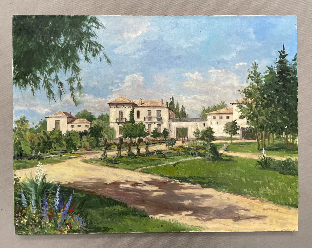 Propriété paloise, huile sur toile