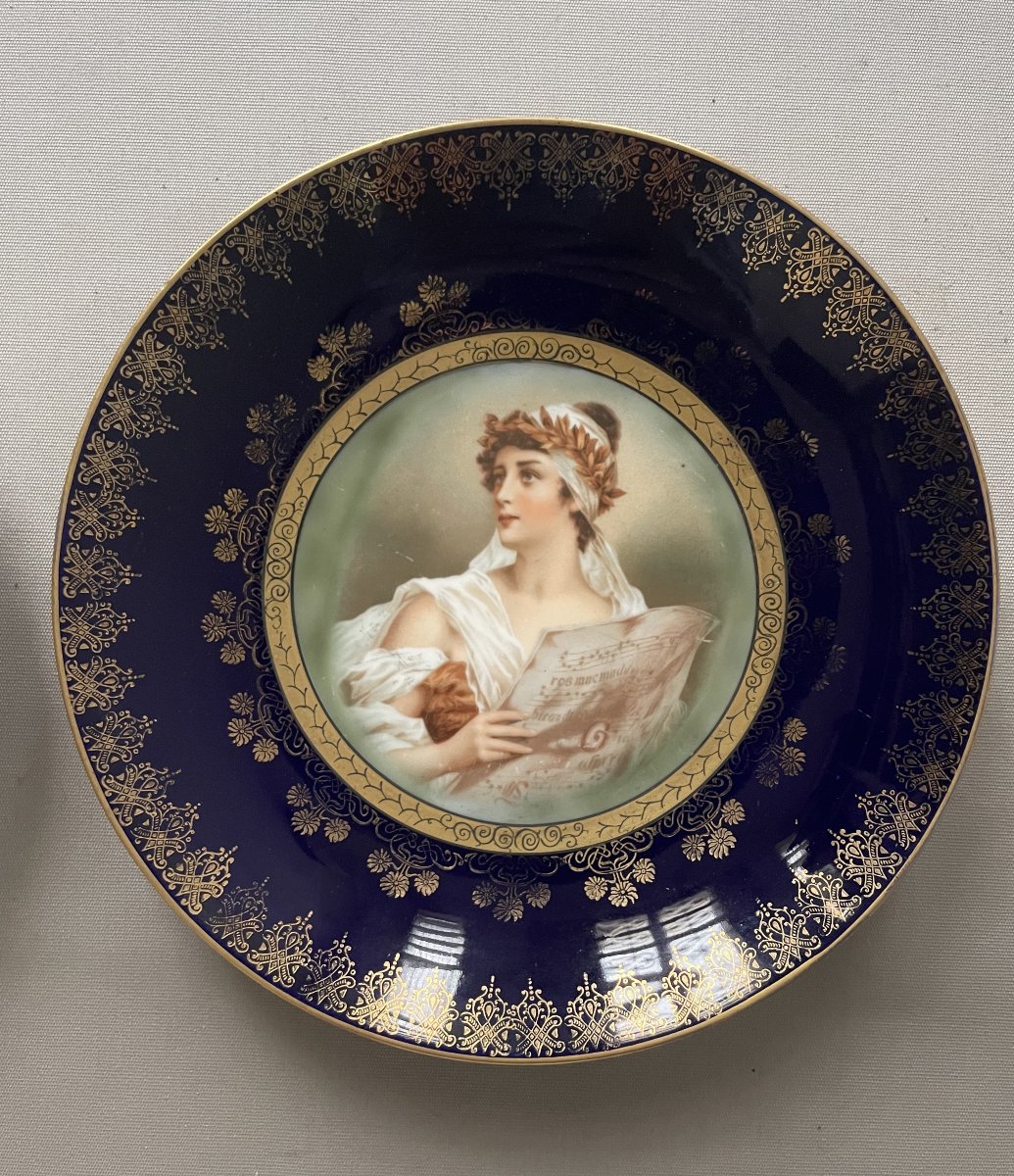 Assiette en porcelaine de Saxe, Erdmann Schlegelmilch