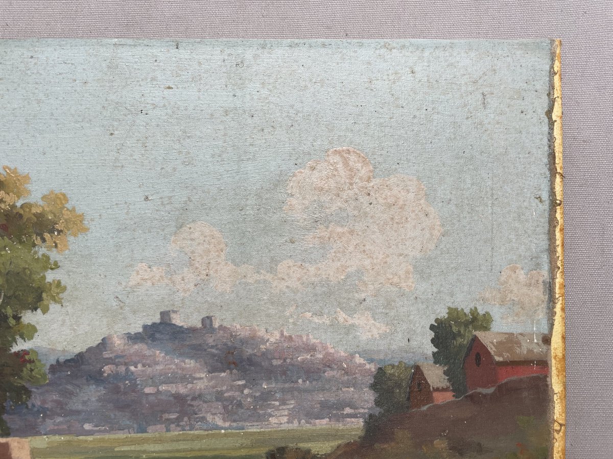 Albert Ranaivoson, village malgache, huile sur toile-photo-4