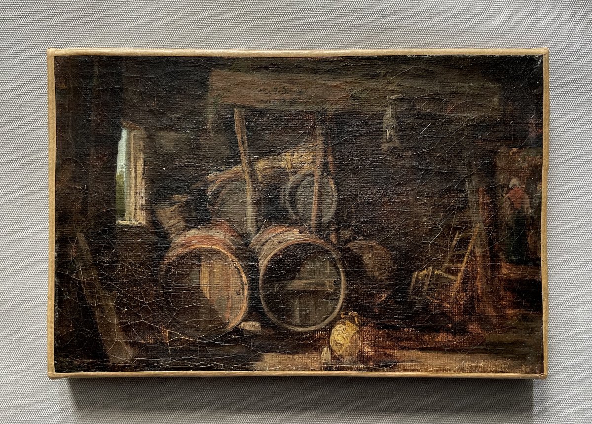 Cellar, Oil On Canvas