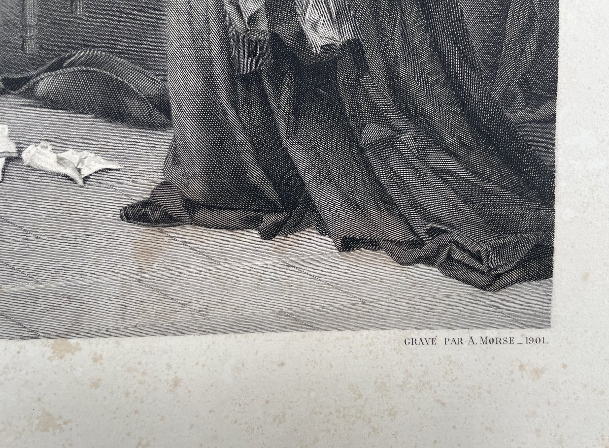 Le Serment Du Jeu De Paume, Engraving By Morse After Coudere-photo-3