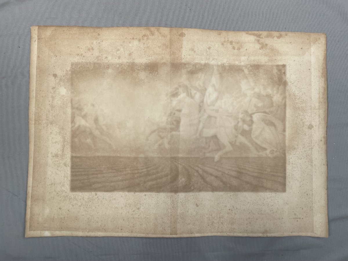 Jeanne d'Arc au combat, gravure, grand format-photo-3