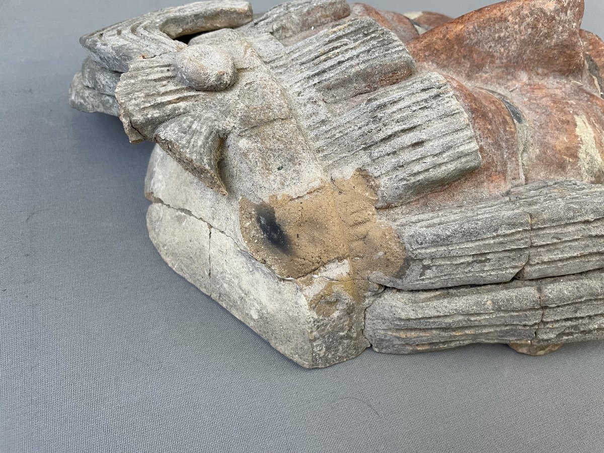 Pre-columbian-style Mask, 19th Century Or Earlier-photo-2